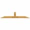Ekena Millwork Portland Rough Sawn Timber Gable Bracket, Western Red Cedar, 96"W x 20"H x 2"D x 6"F, 5/12 Pitch GBW096X20X0206POR00RWR - alternate 1